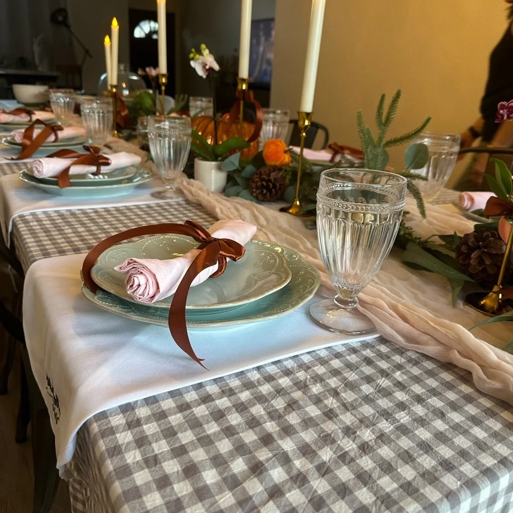 NWT 4 White Cheesecloth Table Runners 35x120‎ Inches each